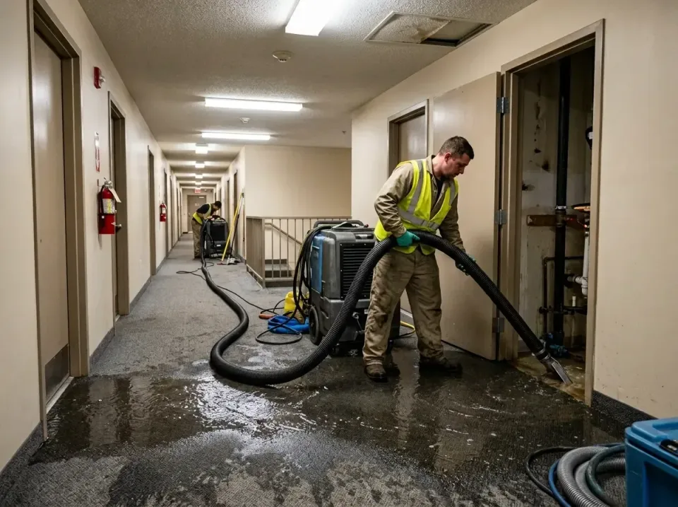 multi-unit-apartment-hallway-f-005 — frequently asked questions, Emergency Burst Pipe Water Extraction & Removal in Centenni…